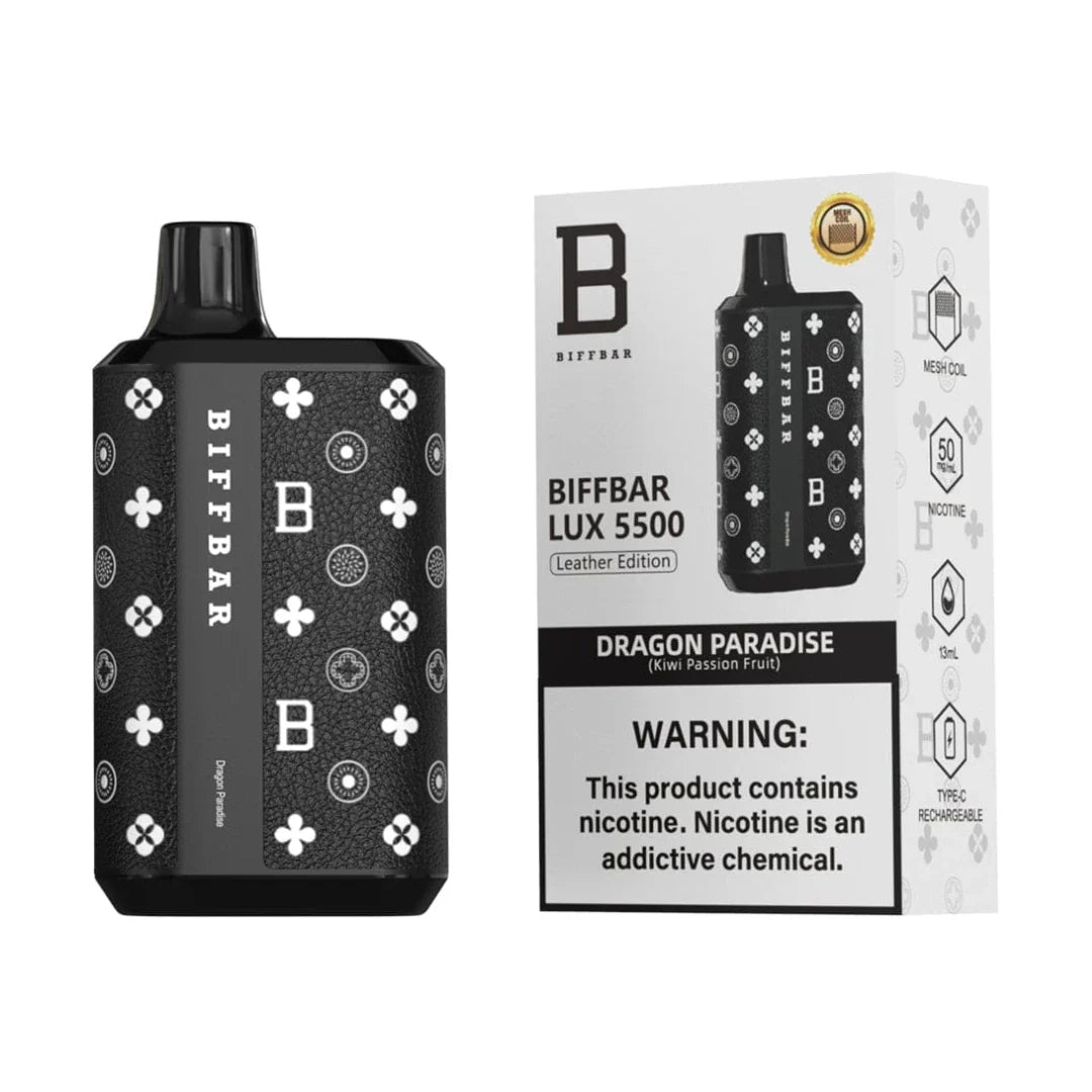 Biff Bar LUX Rechargeable 5500 Puffs (Leather Edition)