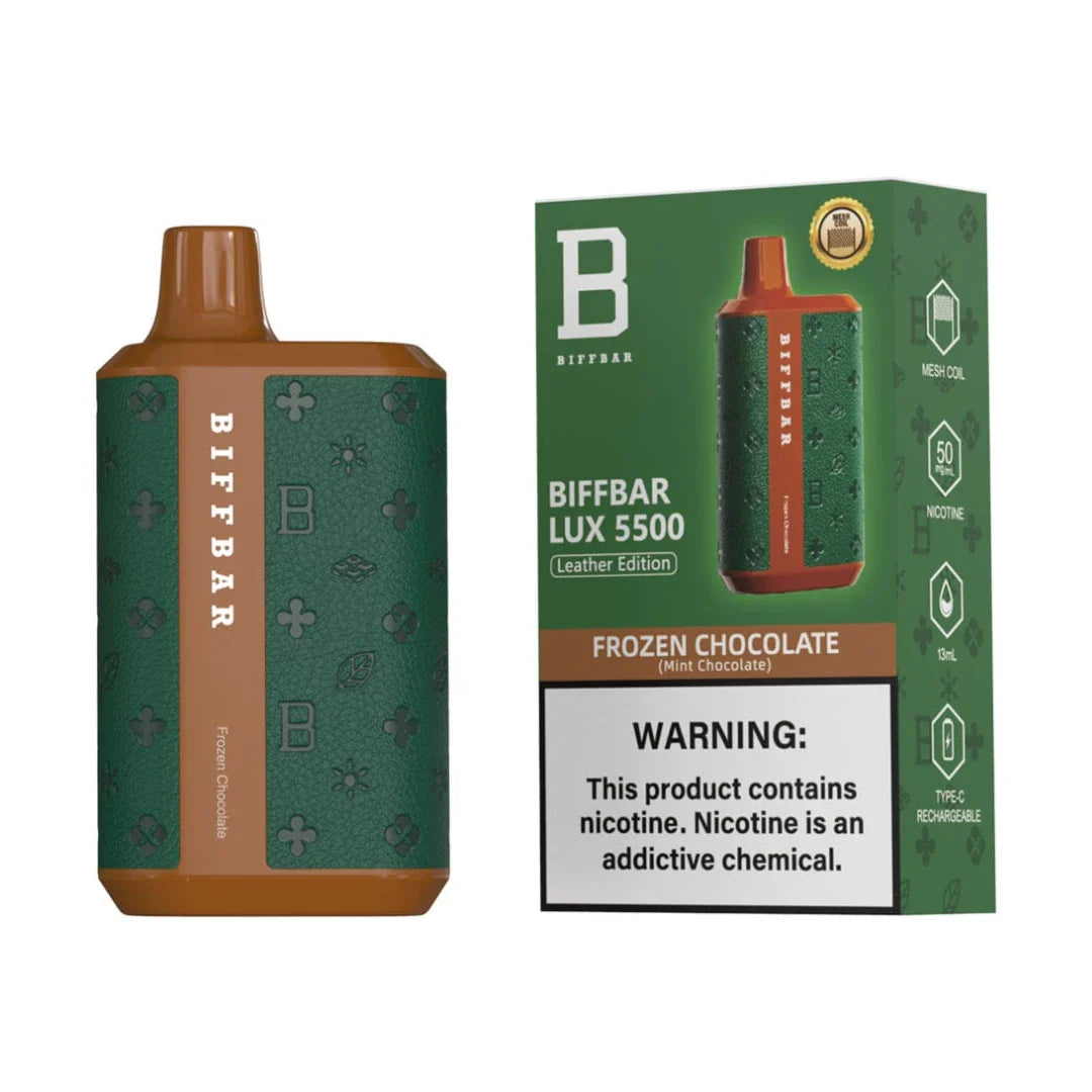 Biff Bar LUX Rechargeable 5500 Puffs (Leather Edition)