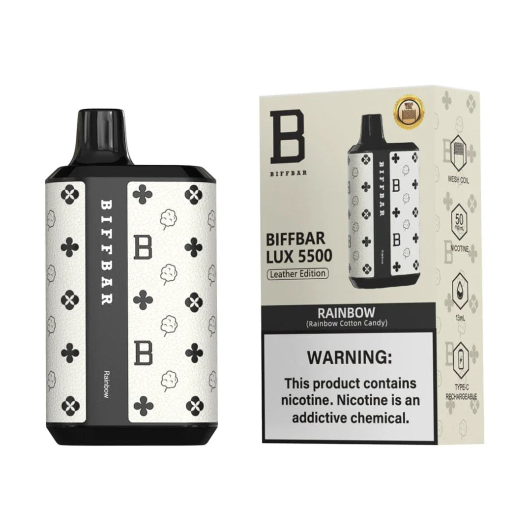 Biff Bar LUX Rechargeable 5500 Puffs (Leather Edition)