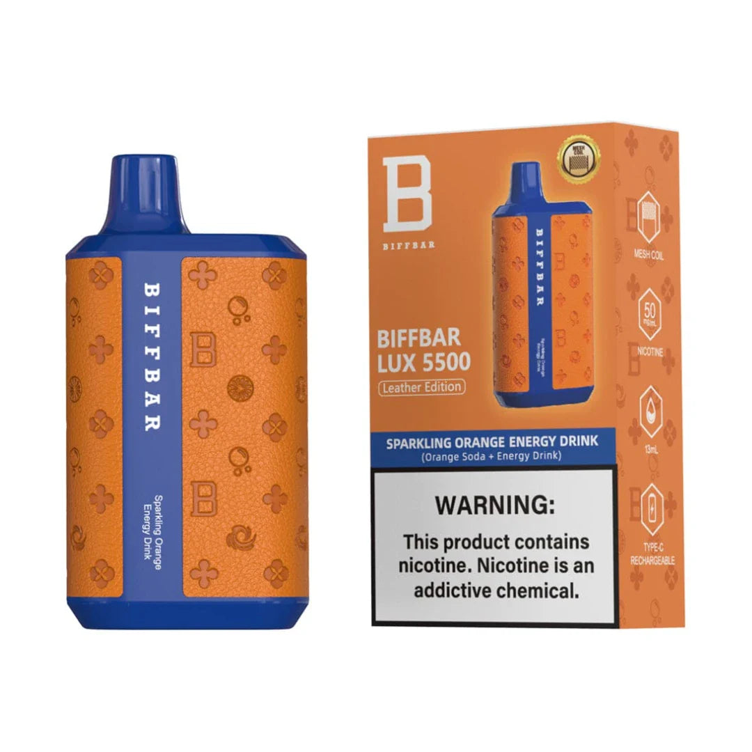 Biff Bar LUX Rechargeable 5500 Puffs (Leather Edition)