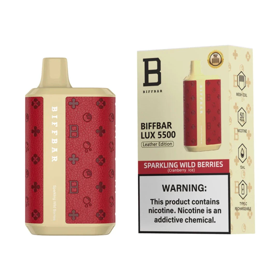 Biff Bar LUX Rechargeable 5500 Puffs (Leather Edition)