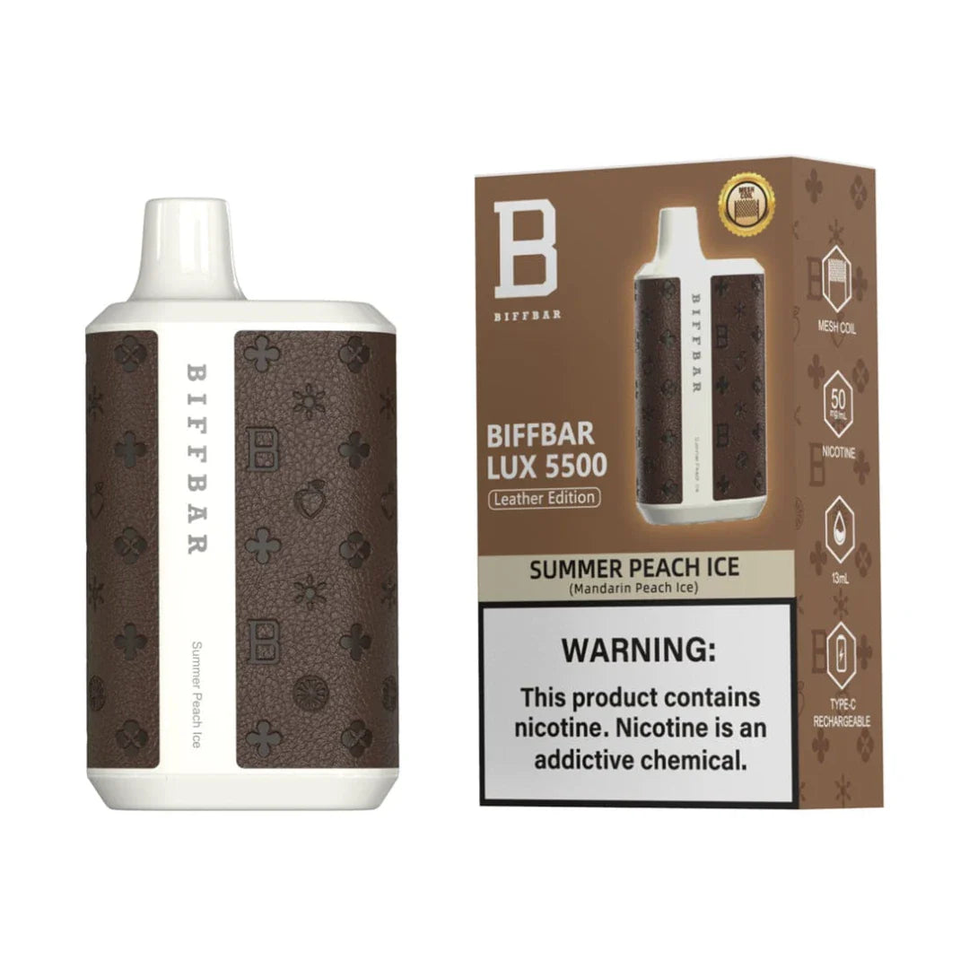 Biff Bar LUX Rechargeable 5500 Puffs (Leather Edition)