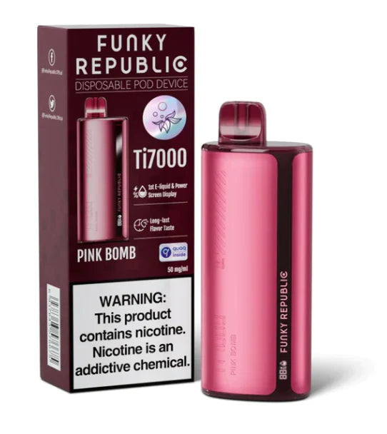 Funky Republic Ti7000 (Elfbar) Disposable 7000 Puffs