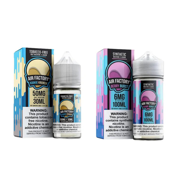 Air Factory TFN premium e-liquid 100ml for a smooth and satisfying vape