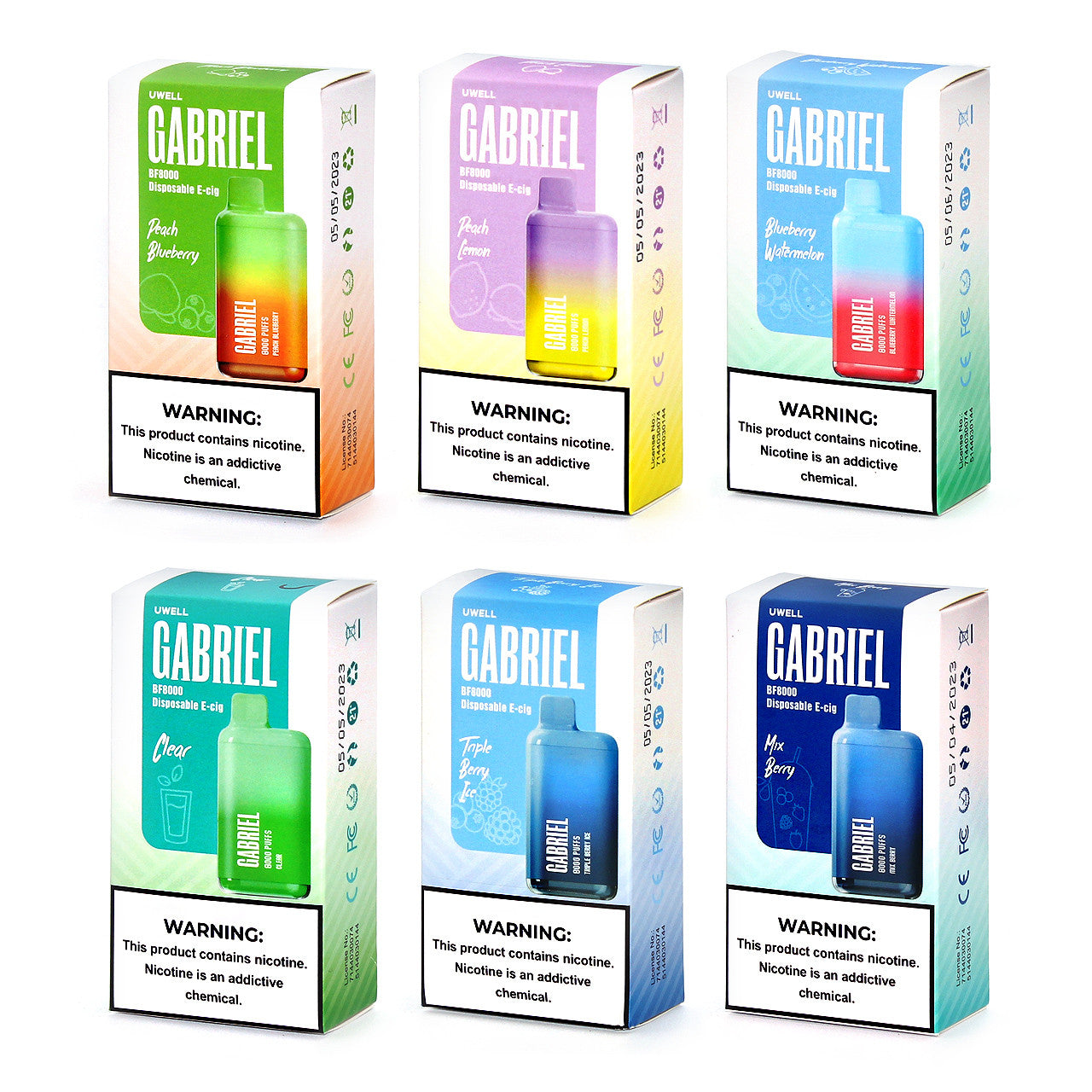 Uwell Gabriel BF8000 disposable vape offering 8000 puffs