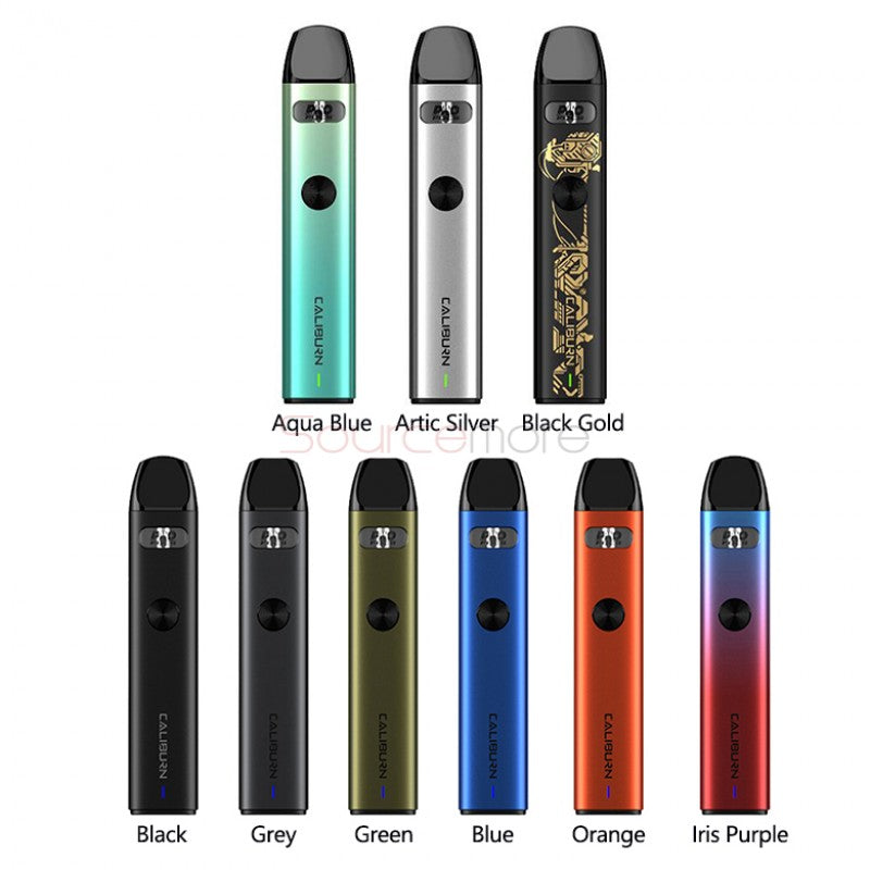 Uwell Caliburn A2 kit for smooth MTL vaping and compact design