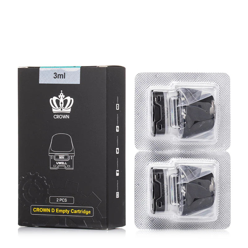 Uwell Crown D replacement pods 2-pack for extended use