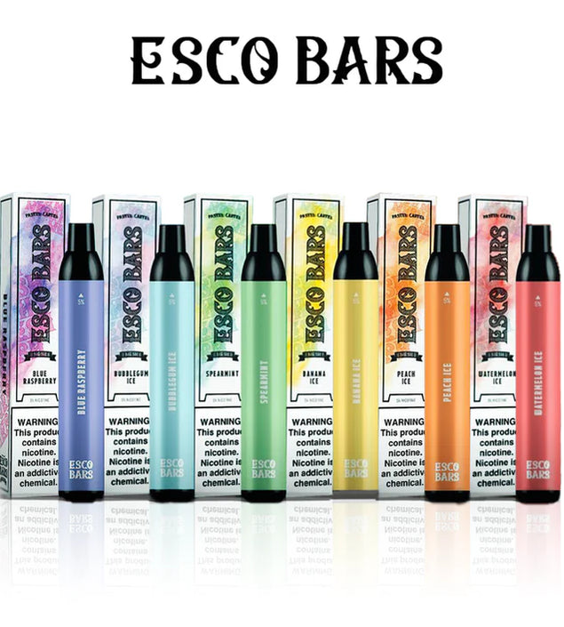 Esco Bars disposable vape with 2500 puffs for a flavorful and compact experience