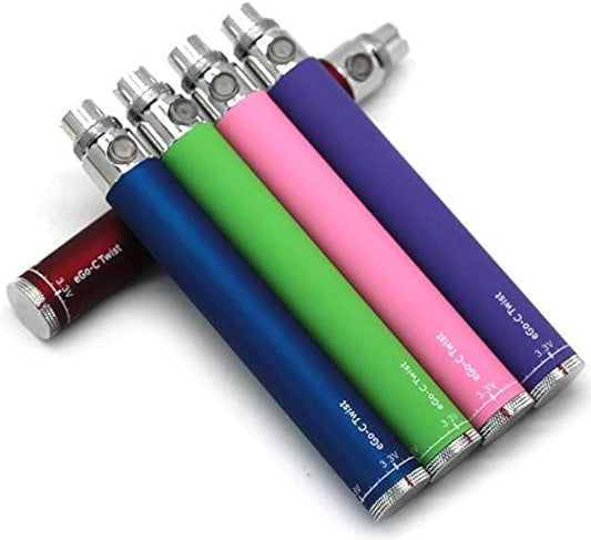 Ego C Twist 1300mAh battery for adjustable voltage vaping