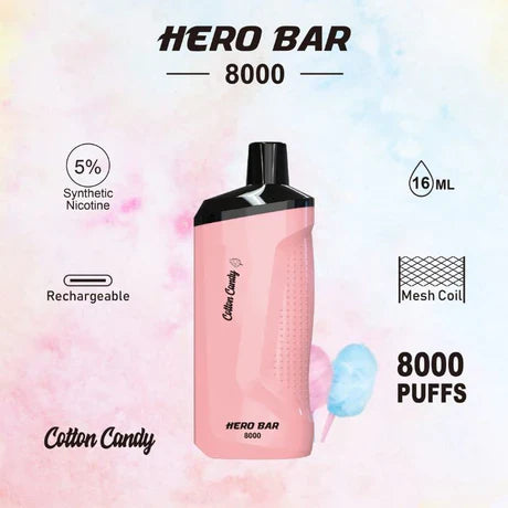 HERO Bar Rechargeable 8000 Puffs