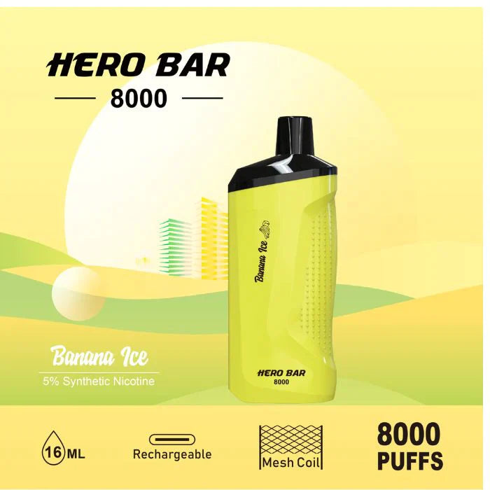 HERO Bar Rechargeable 8000 Puffs