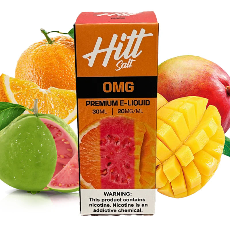 Hitt salt nicotine premium e-liquid 30ml bottle for intense nicotine satisfaction