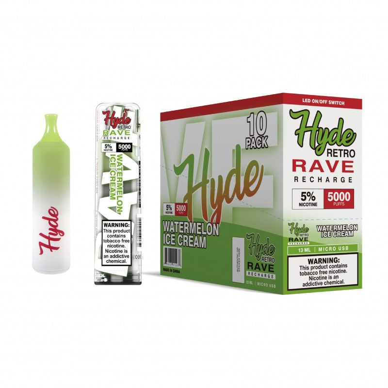 Hyde Retro RAVE Recharge 5000 puffs