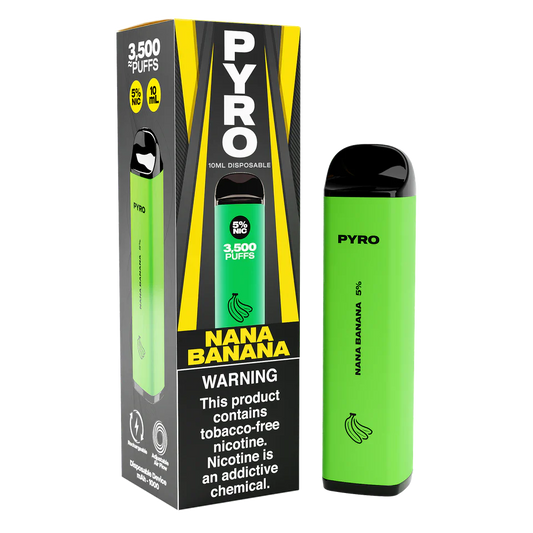 Pyro 3500 disposable vape with 3500 puffs for extended use