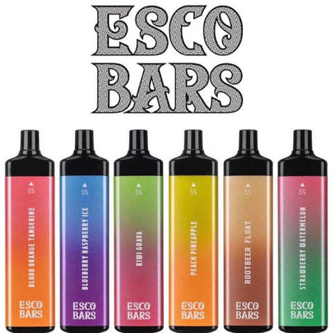 Esco Bars Mega disposable vape with 5000 puffs for rich and flavorful vapor