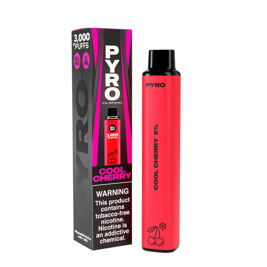 Pyro 3000 disposable vape providing up to 3000 puffs