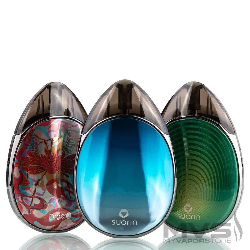 Suorin Drop 2 kit, compact and portable vaping device with refillable pods