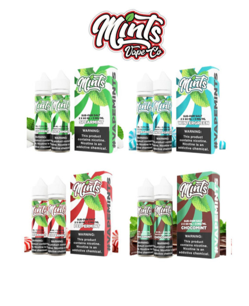 Mints Vape Co e-liquid 60ml 2-pack for a minty vaping experience