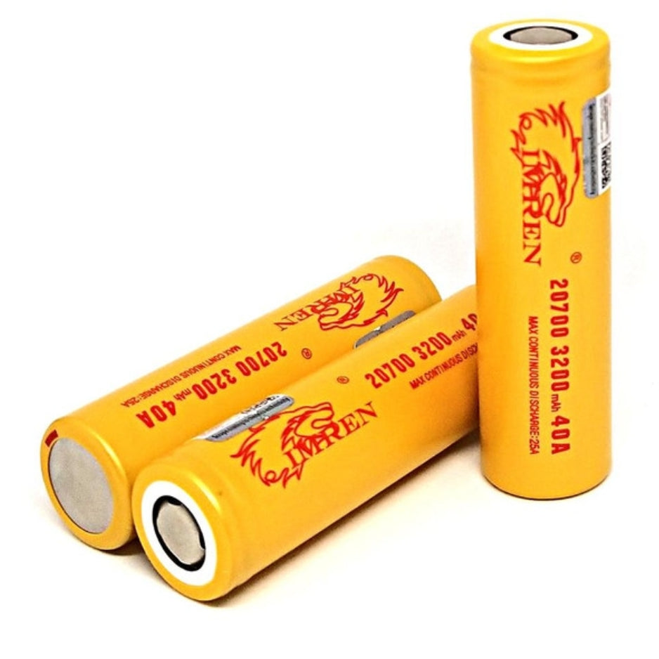 Imren 20700 battery (3200mah/ 40a) (Gold) 2pc