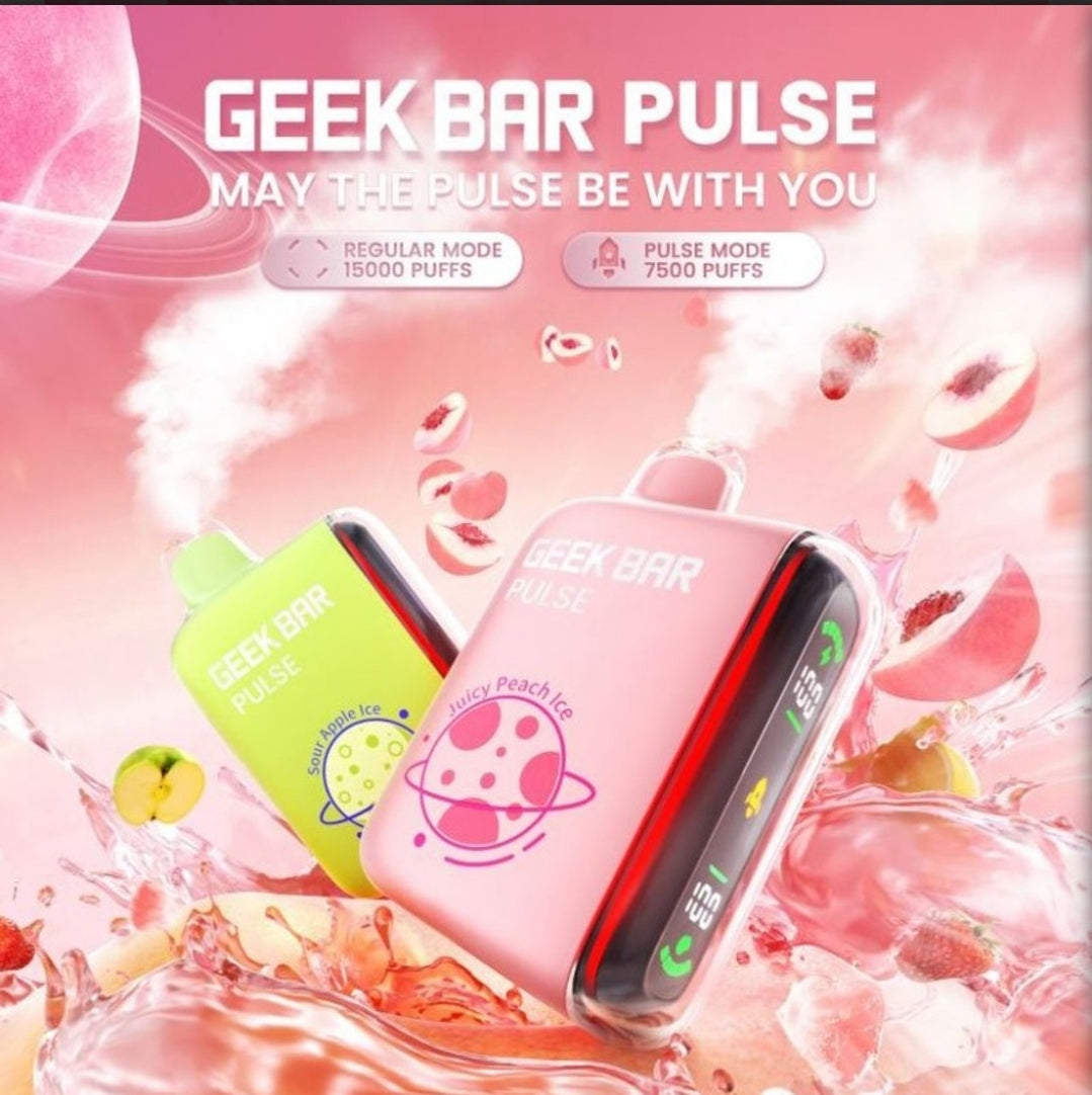 GEEK BAR PULSE DISPOSABLE VAPE 15000 PUFFS