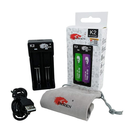 Imren K2 chargers for reliable charging of vaping batteries