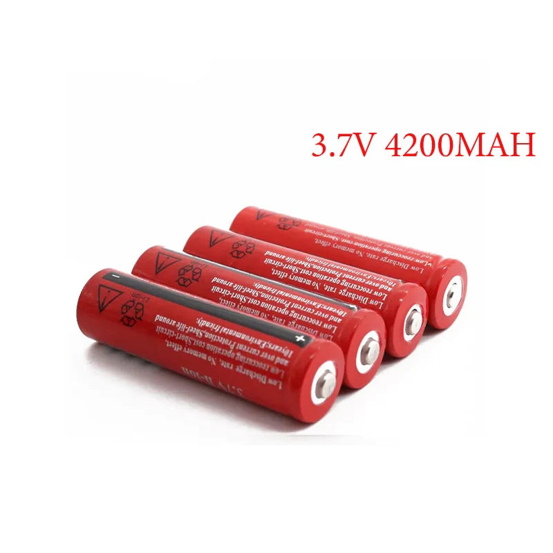 Imren 18650 3300mAh 30A red battery 2-pack for powerful vaping