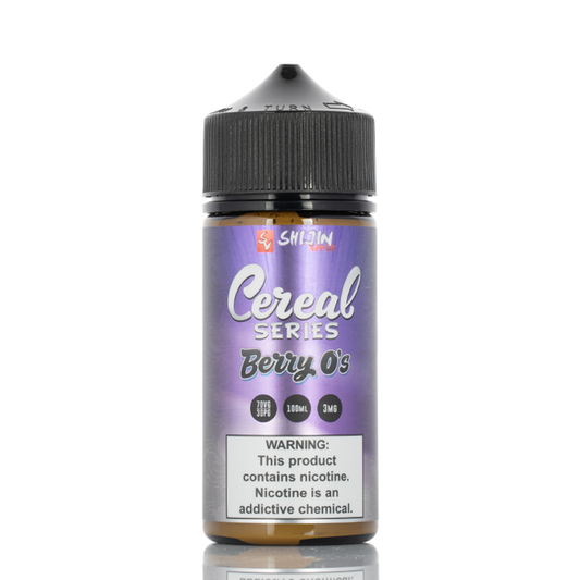 Cereal Series TFN e-liquid 100ml bottle with cereal-inspired flavors