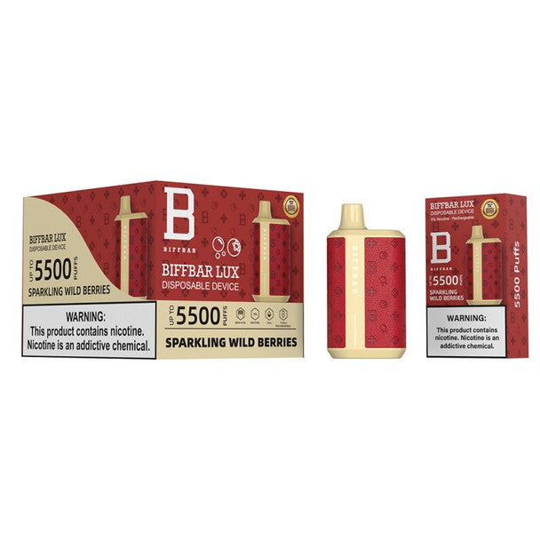 Biff Bar LUX Rechargeable 5500 Puffs (Leather Edition)