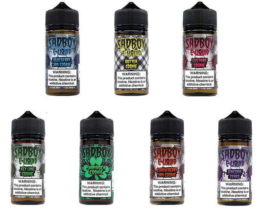 Sadboy TFN e-liquid 100ml for a sweet and smooth vaping experience