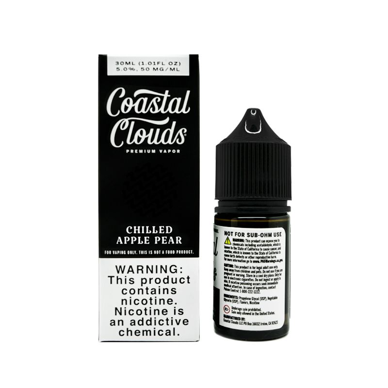 Coastal Clouds Salt Nic Premium E-Liquid 30ml