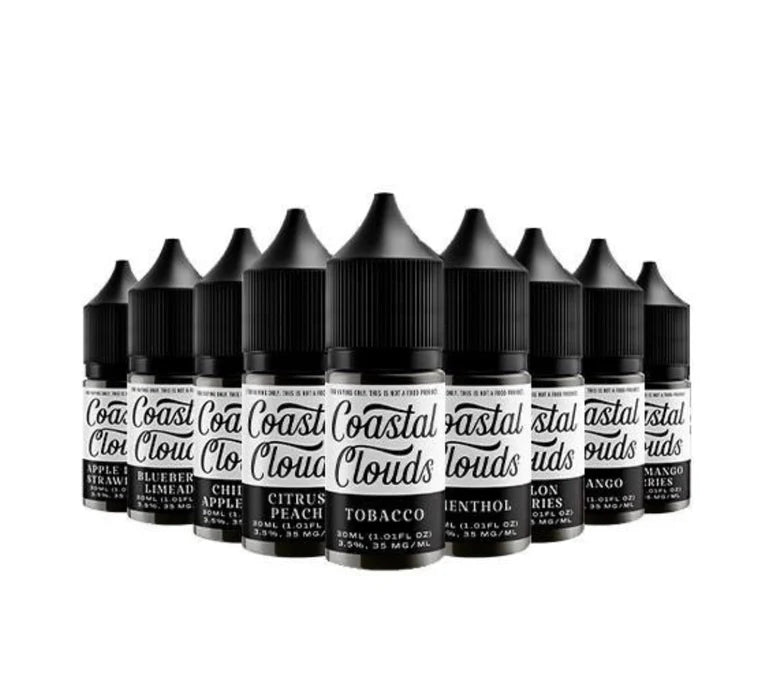 Coastal Clouds TFN salt nic premium e-liquid 30ml for satisfying nicotine cravings