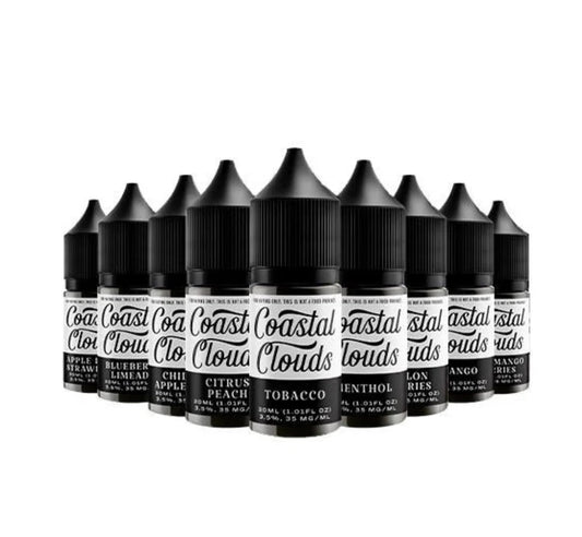 Coastal Clouds TFN salt nic premium e-liquid 30ml for satisfying nicotine cravings