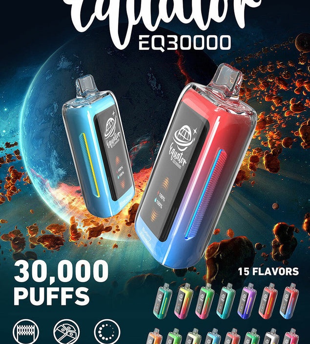 Equator EQ30000 disposable vape with up to 30000 puffs