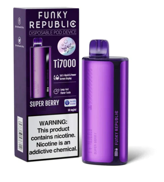 Funky Republic Ti7000 (Elfbar) Disposable 7000 Puffs