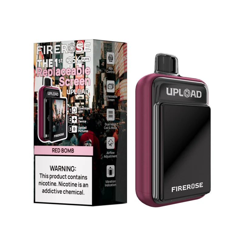 Firerose Upload 25k pod with long-lasting battery life