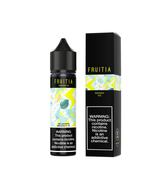 Fruitia e-liquid 60ml bottle with fruity flavors