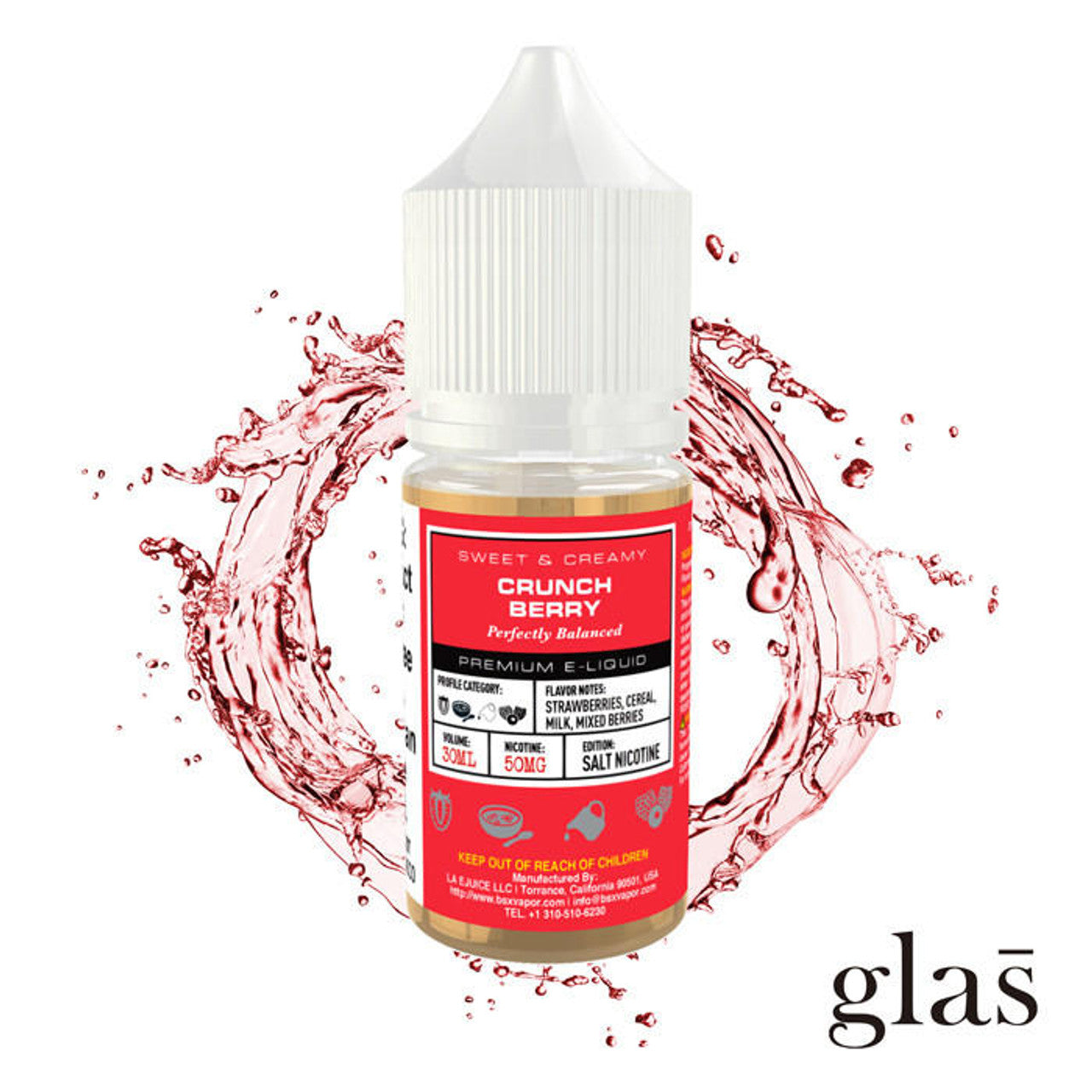 Glas Basix TFN Salt Nic Premium E-Liquid 30ml