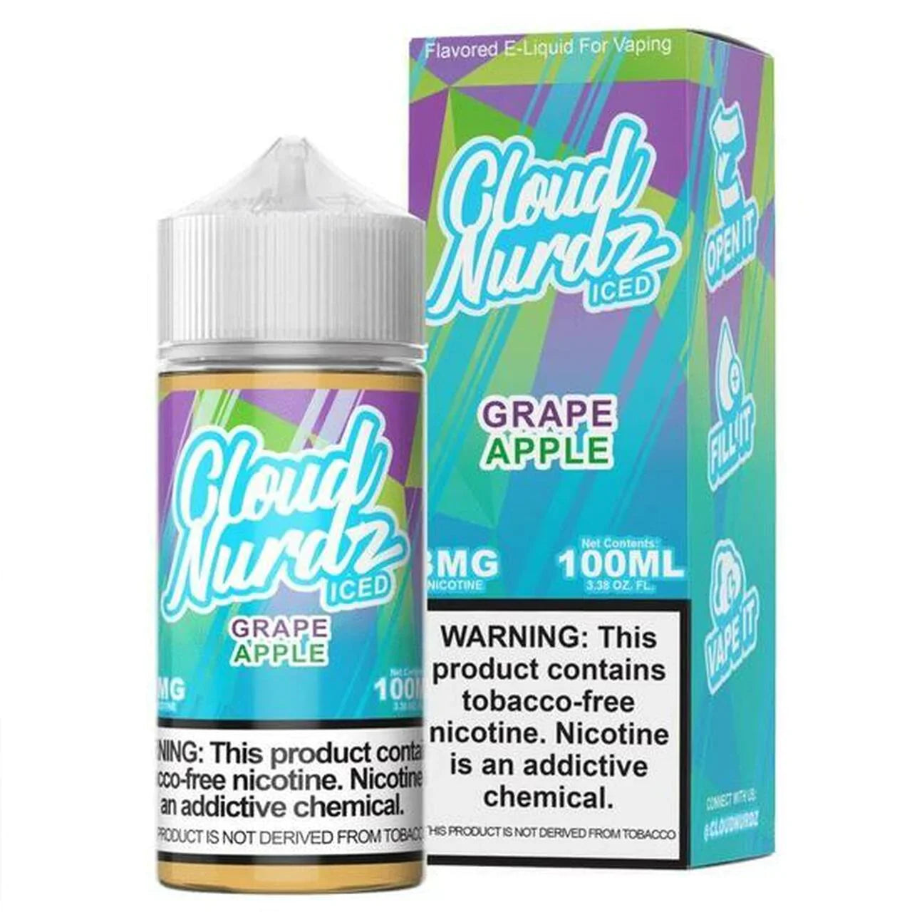 Cloud Nurdz TFN Premium E-Liquid 100ml