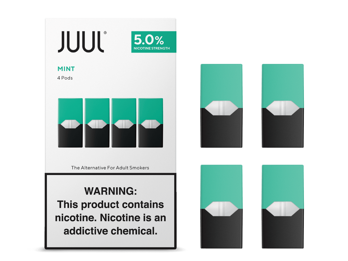 Juul pods 4-pack for easy vaping pod replacement