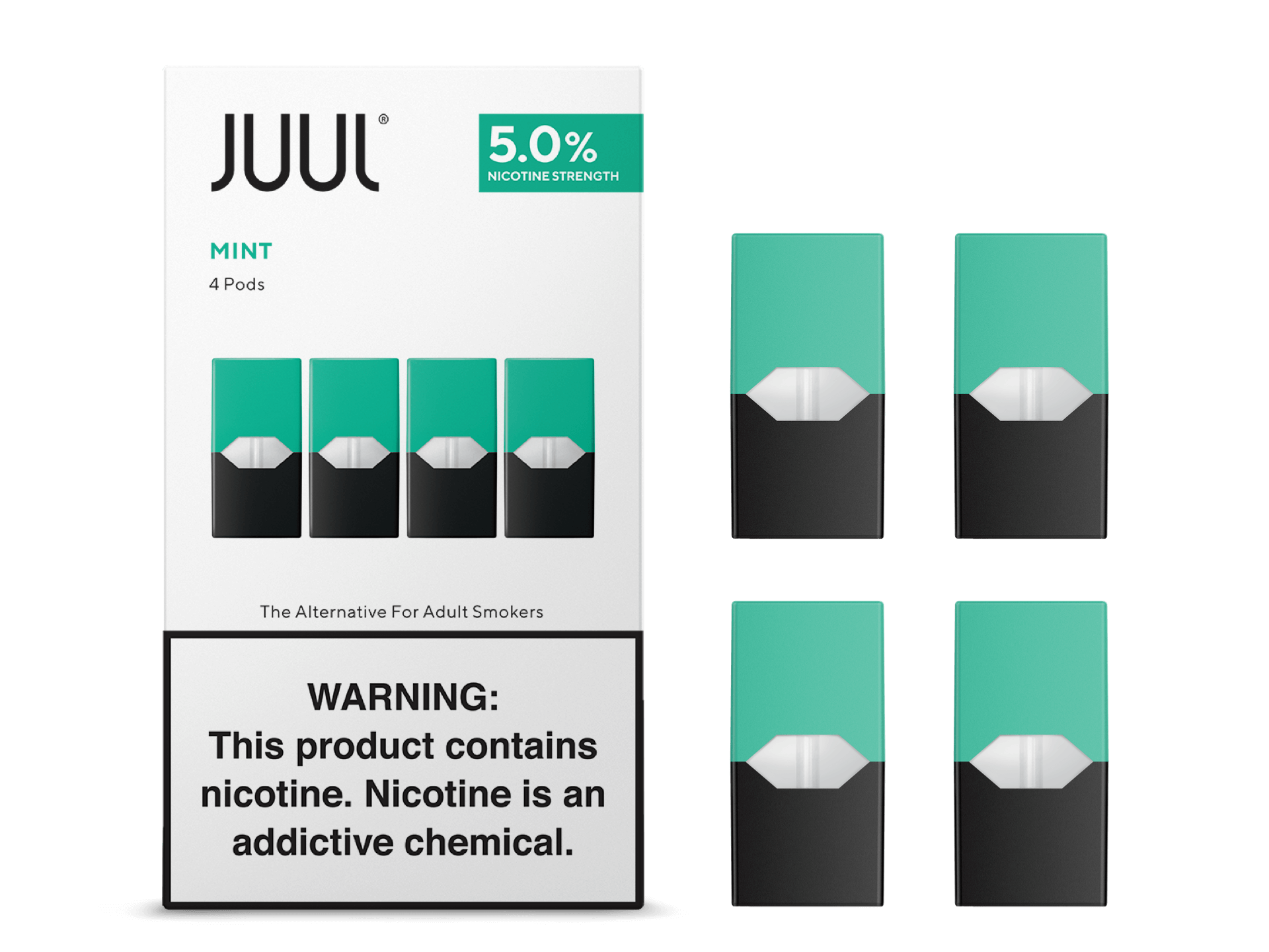 Juul pods 4-pack for easy vaping pod replacement