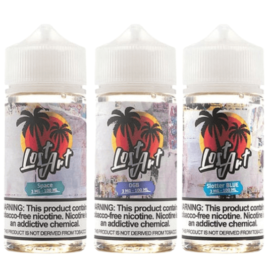 Lost Art TFN e-liquid 100ml bottle for tobacco-free vaping