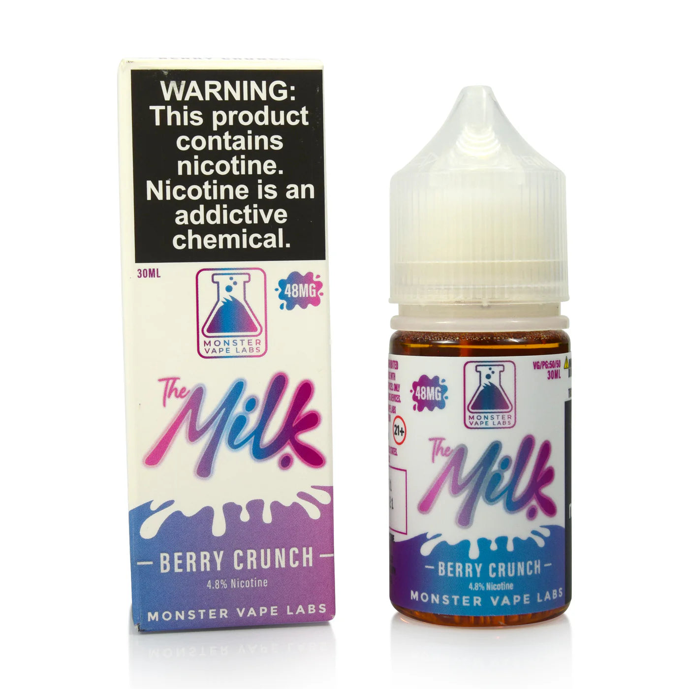 The Milk salt nic premium e-liquid 30ml for a smooth and creamy nicotine experience