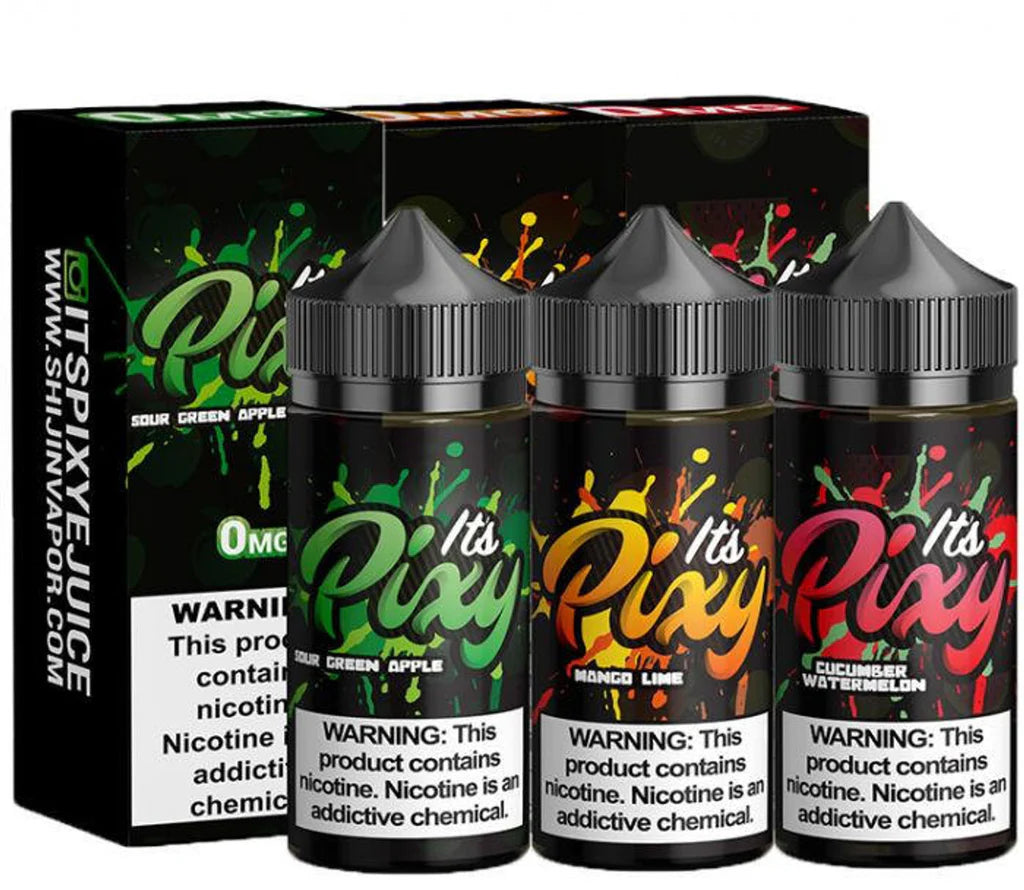 Pixy Series TFN e-liquid 100ml bottle for a sweet vaping experience