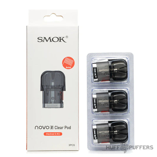 Smok Novo 2 replacement pods 3-pack for consistent vapor production