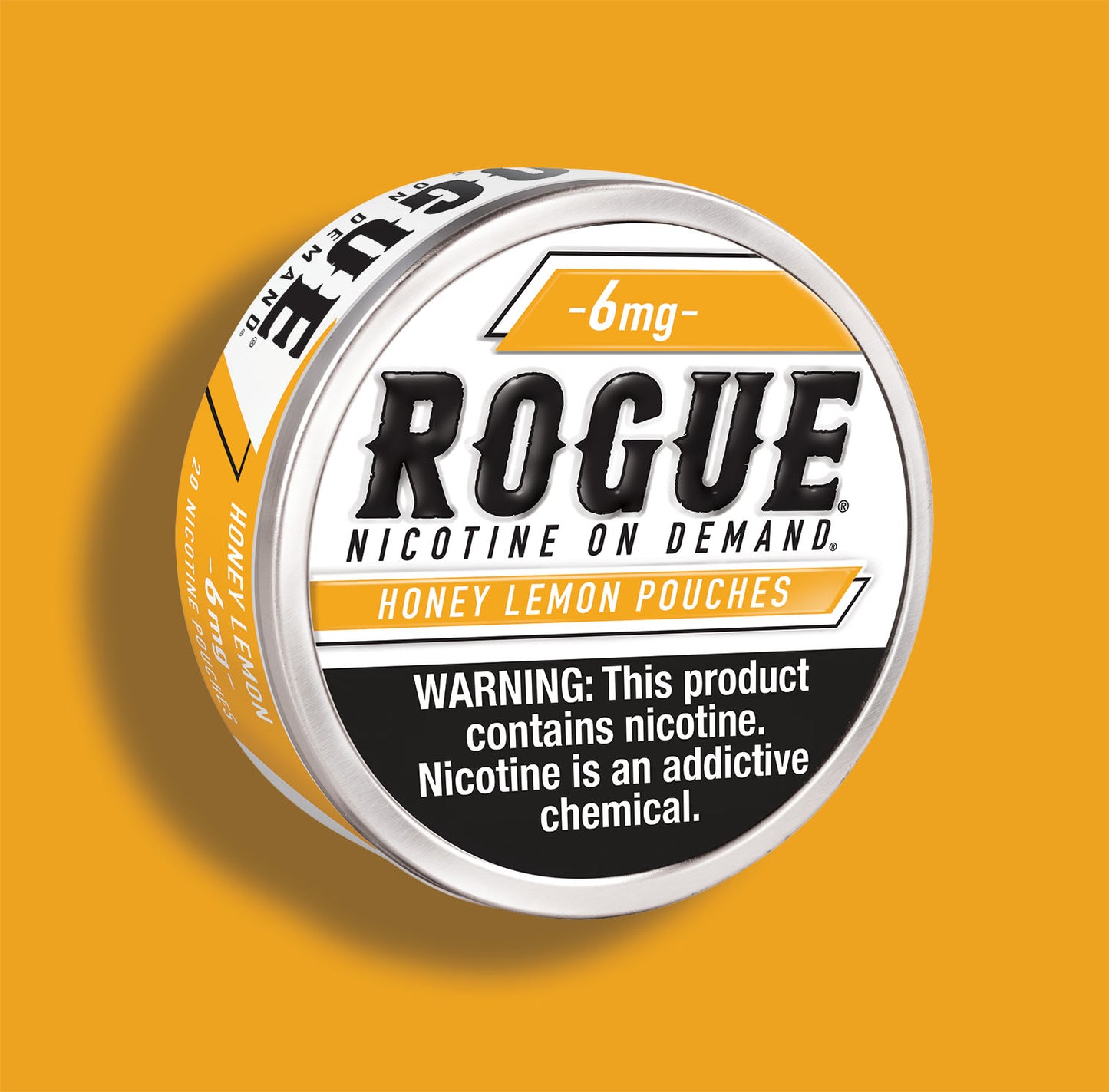 Rogue nicotine pouches 6mg 5-pack for a tobacco-free nicotine experience