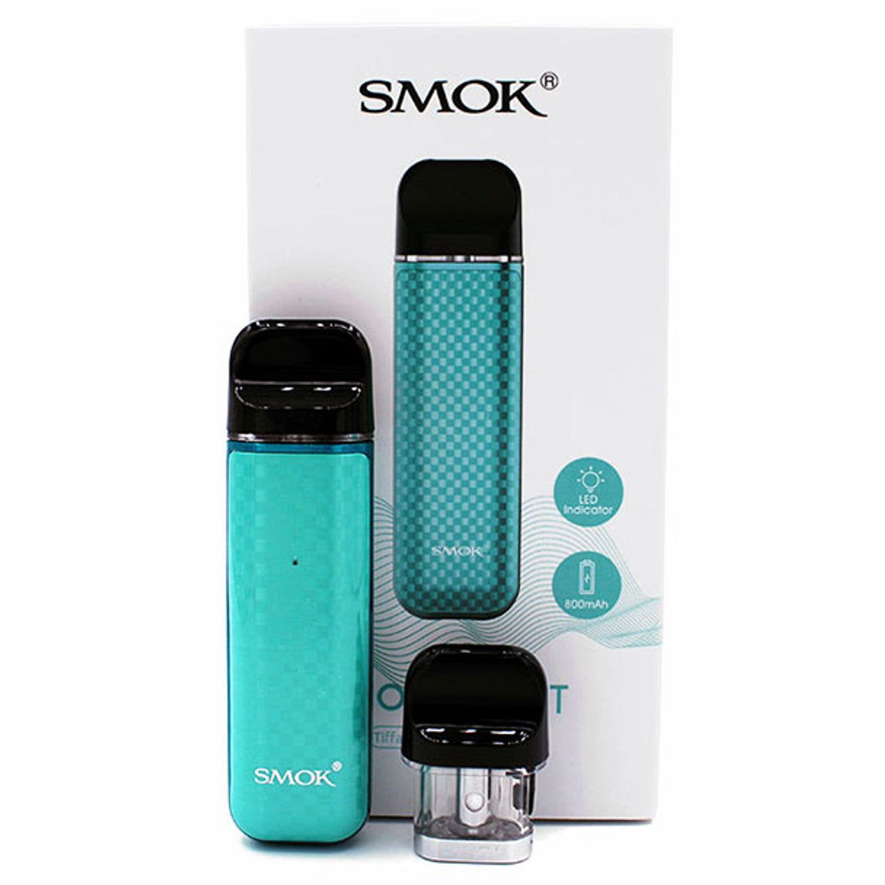 Smok Novo 3 25W pod system starter kit with 800mAh battery and 2 refillable pods