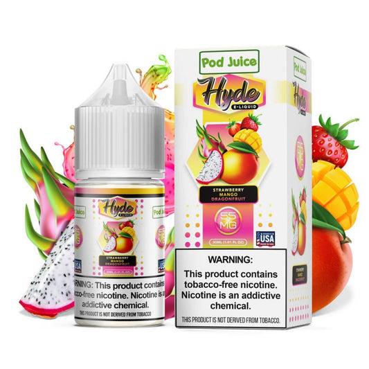 Hyde Pod Juice synthetic salt nic 30ml for a smooth nicotine experience