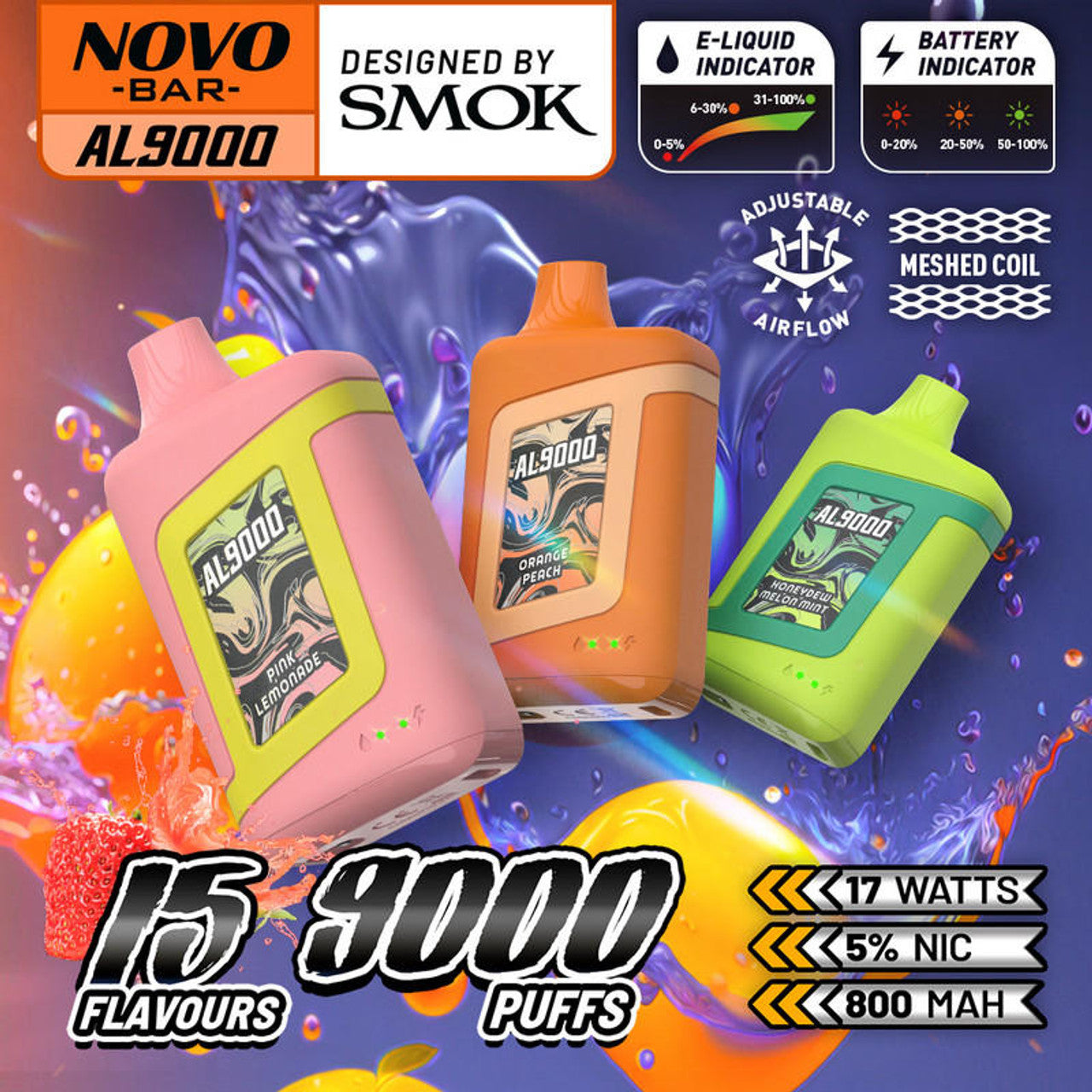 Smok Novo Bar AL9000