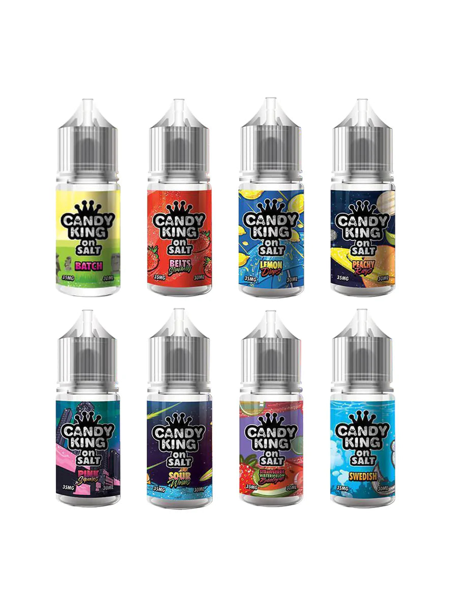 Candy King salt nic premium e-liquid 30ml for a smooth nicotine experience