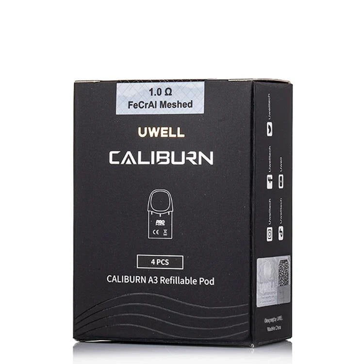 Uwell Caliburn A3 replacement pods 4-pack for the Caliburn series